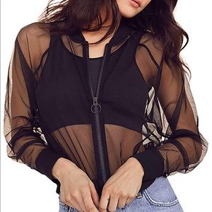 Black Mesh Jacket